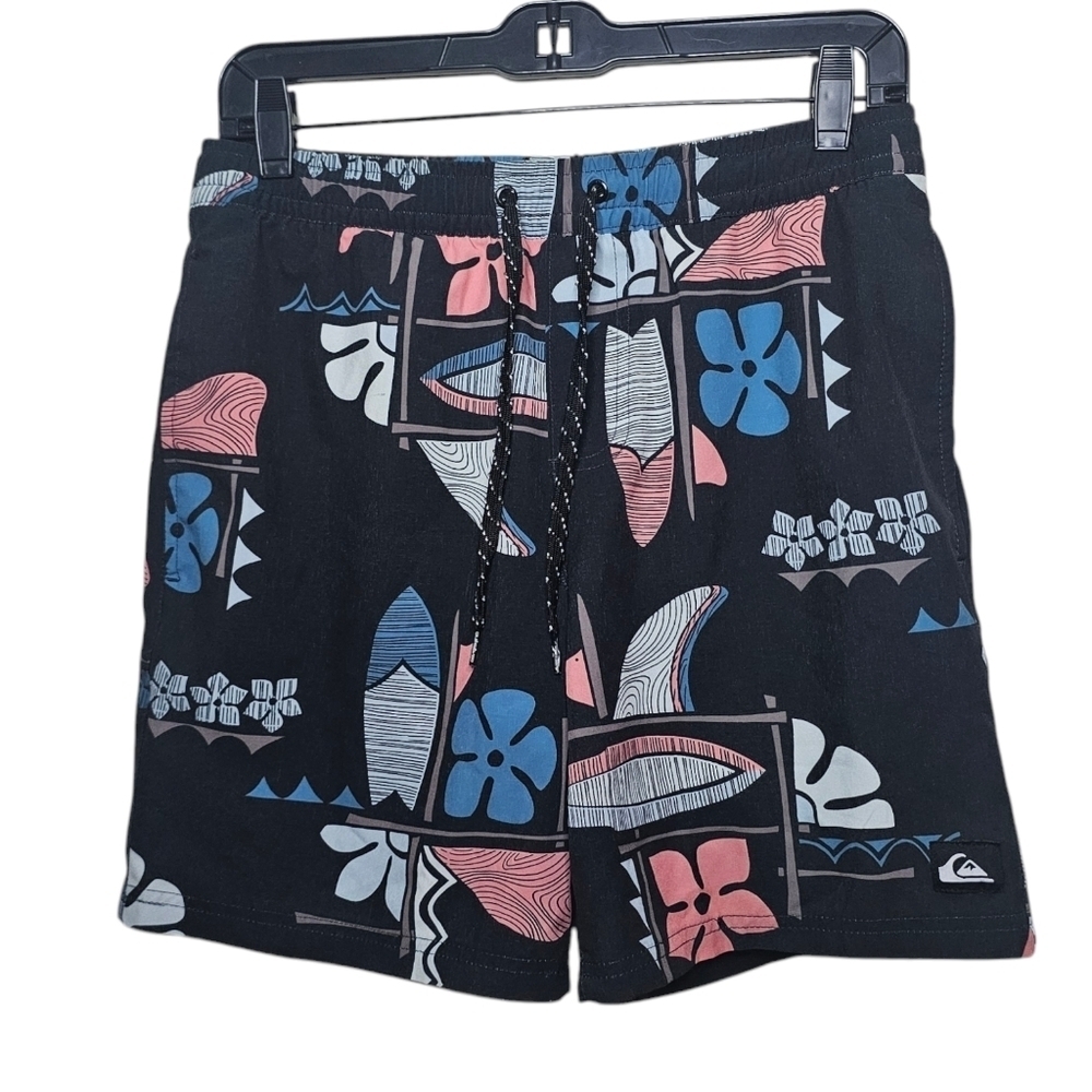Quicksilver Lined Board Shorts Size Small